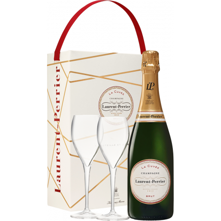La Cuvée Coffret avec 2 flûtes Laurent Perrier NM