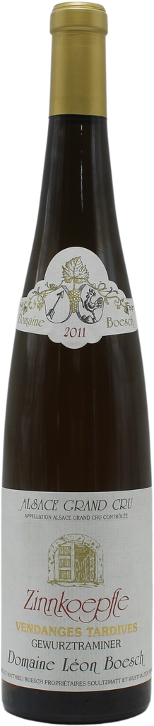 Zinnkoepfle Vendanges Tardives Gewurztraminer Léon Boesch 2011
