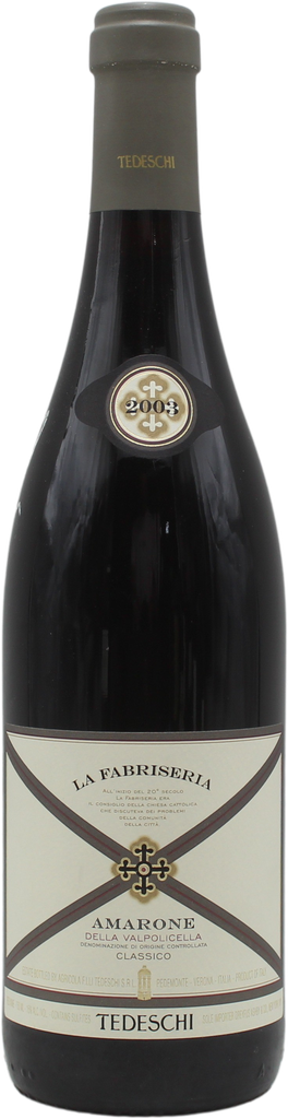 La Fabriseria Amarone della Valpolicella Agricola Tedeschi 2003