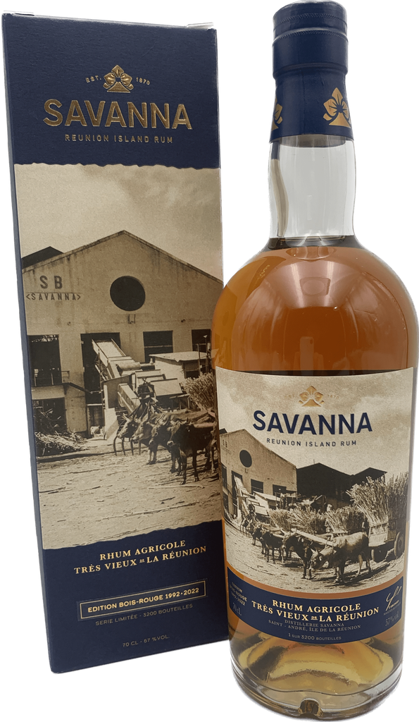 Distillerie de Savanna Edition Bois Rouge Tres Vieux Rhum Agricole NM