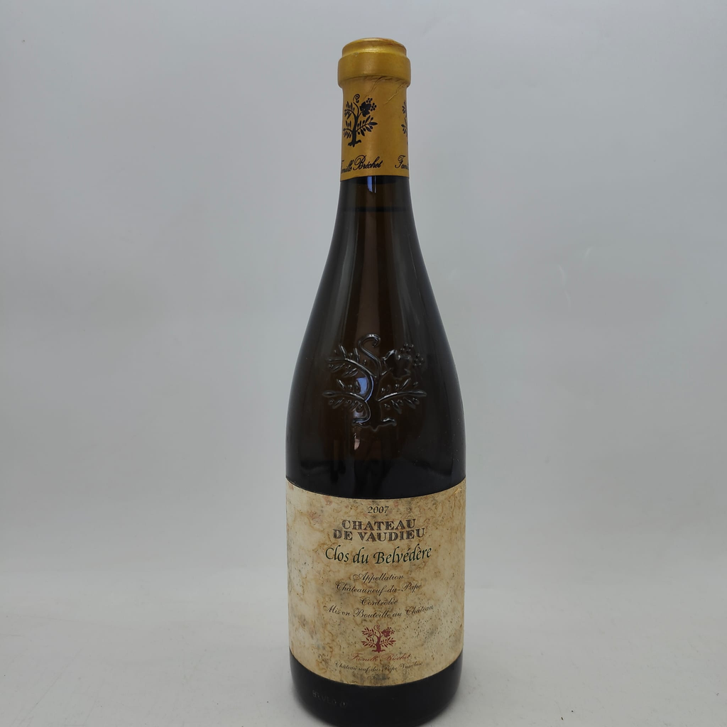 Famille Brechet Chateau de Vaudieu Chateauneuf-du-Pape Le Clos du Belvedere Blanc 2007