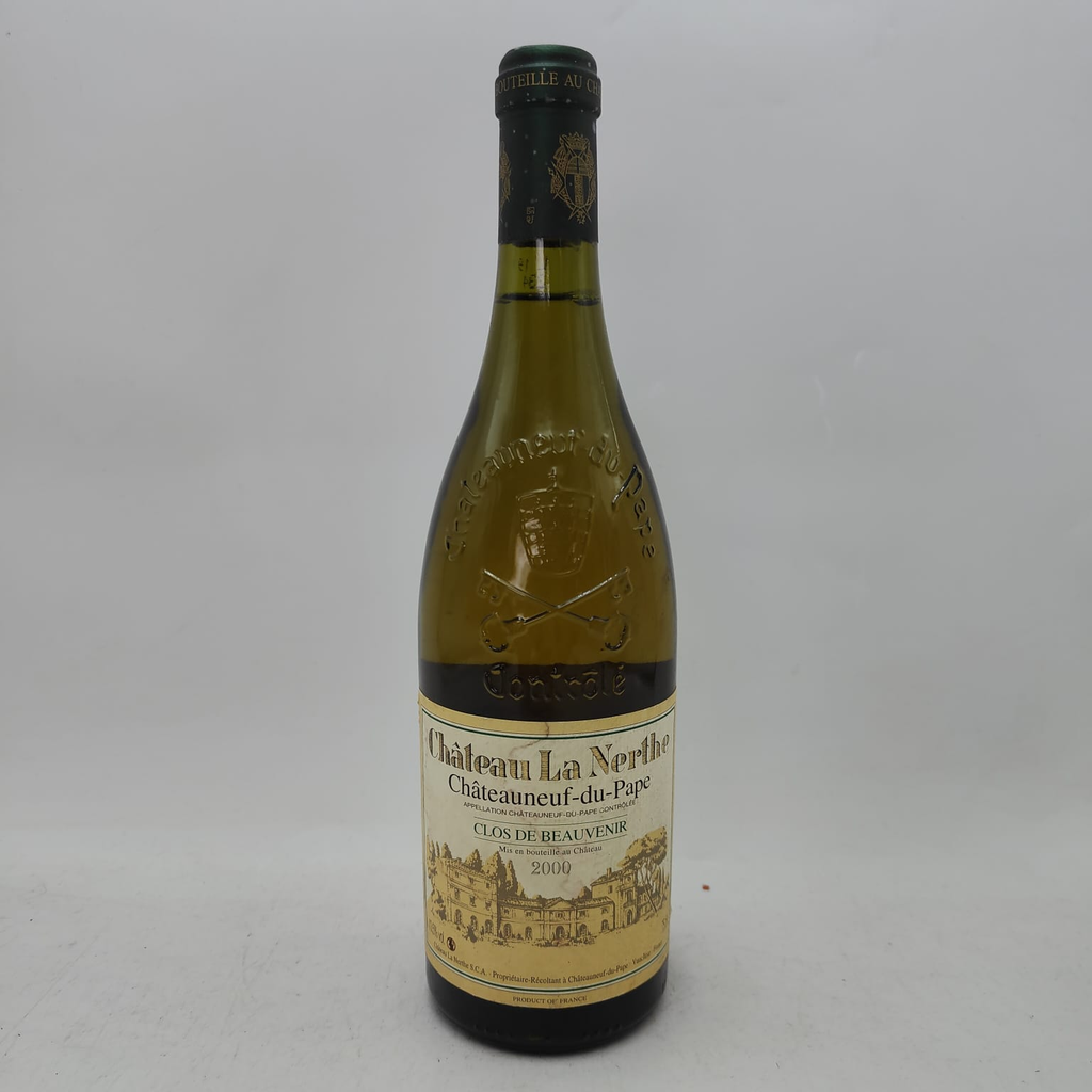 Chateau La Nerthe Chateauneuf-du-Pape Clos de Beauvenir Blanc 2000