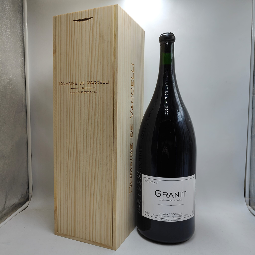Alain Courrèges Domaine de Vaccelli Ajaccio Granit Rouge 2021 600cl