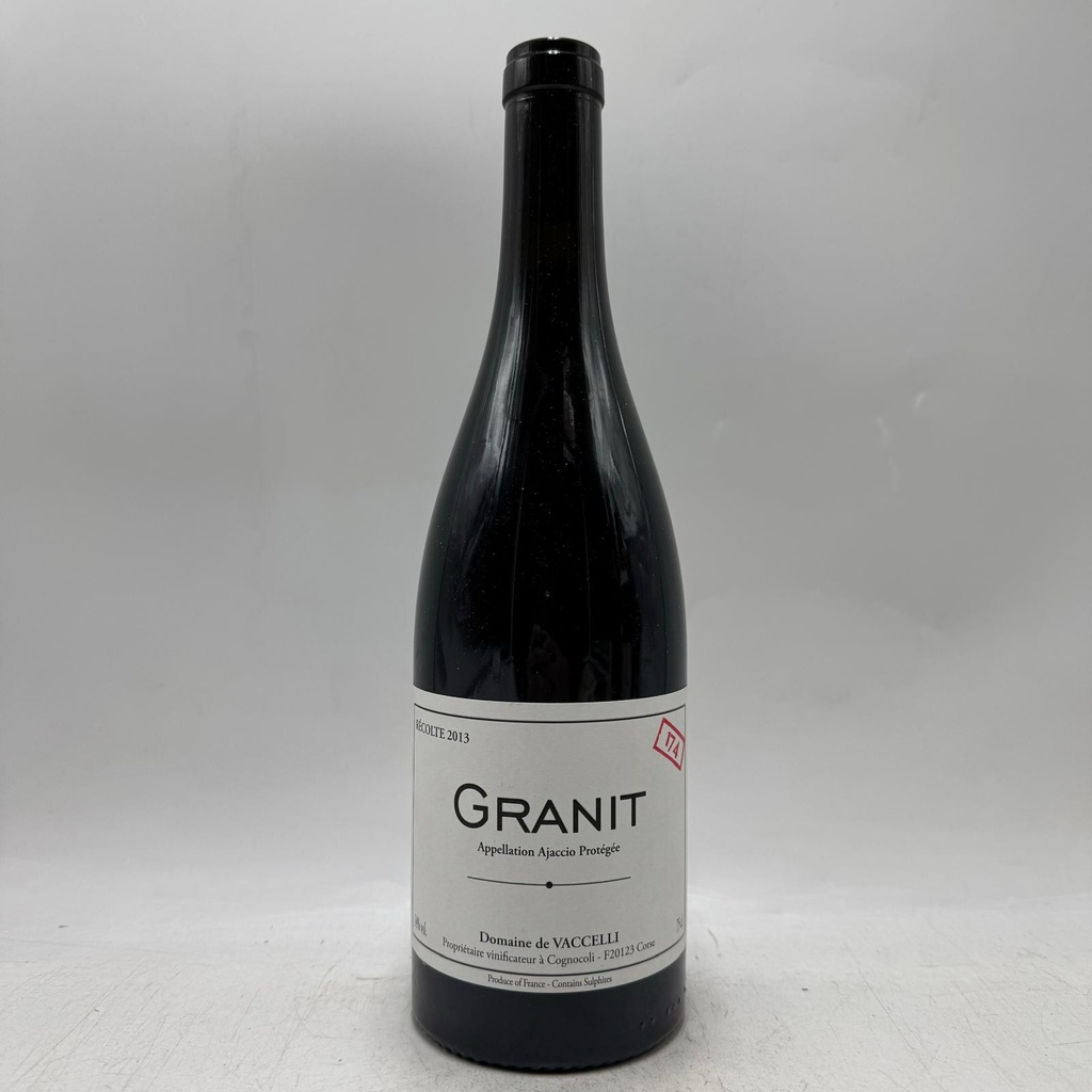 Alain Courreges Domaine de Vaccelli Ajaccio Granit 174 2013