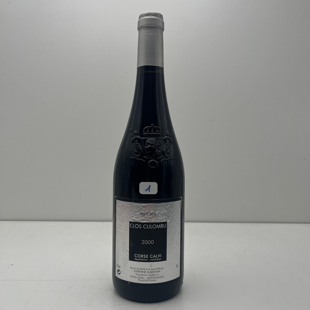 Etienne Suzzoni Clos Culombu Corse Calvi Rouge 2000