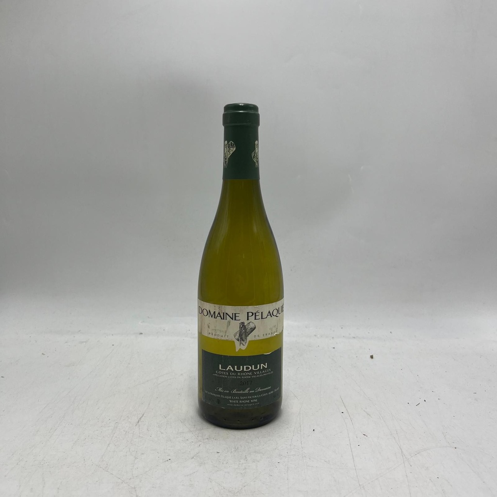 Domaine Pelaquie Cotes du Rhone Villages Laudun Blanc 2017
