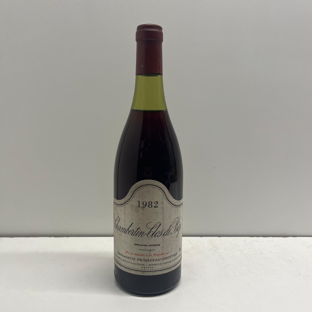Bernadette Peirazeau-Groffier Chambertin Clos-de-Bèze Grand Cru 1982