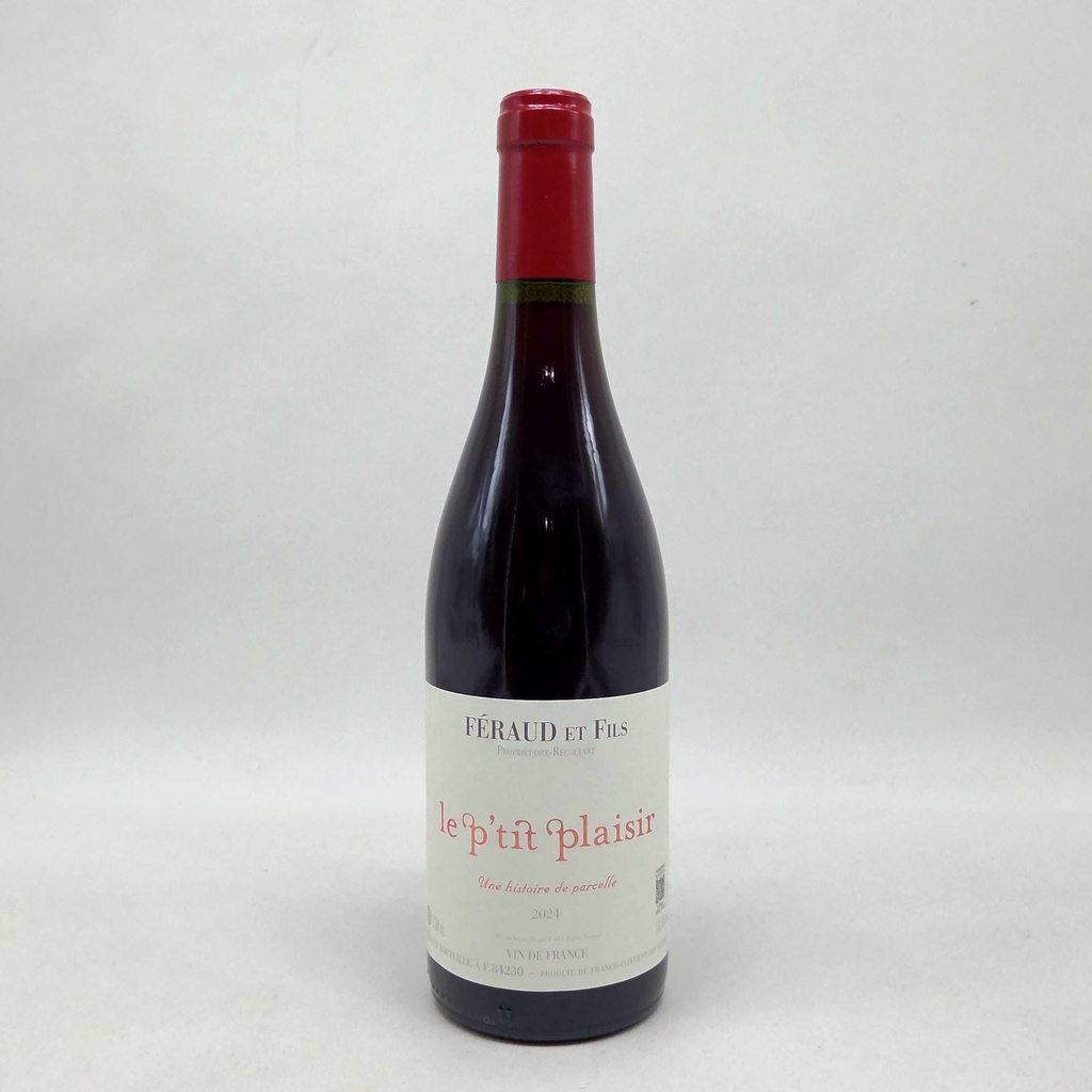 Le P'tit Plaisir Rouge Domaine Féraud 2024