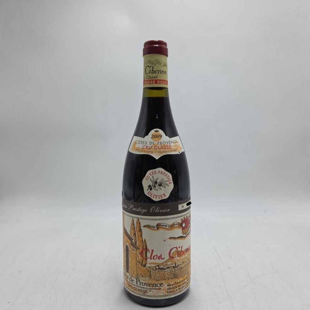 Clos Cibonne Côtes de Provence Cuvée Prestige Olivier 2009