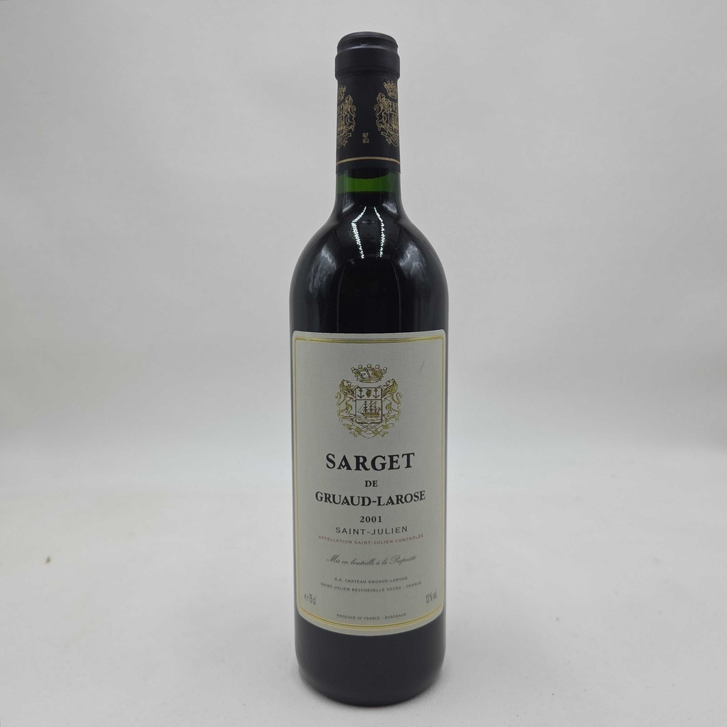 Chateau Gruaud-Larose 'Sarget de Gruaud-Larose' 2001