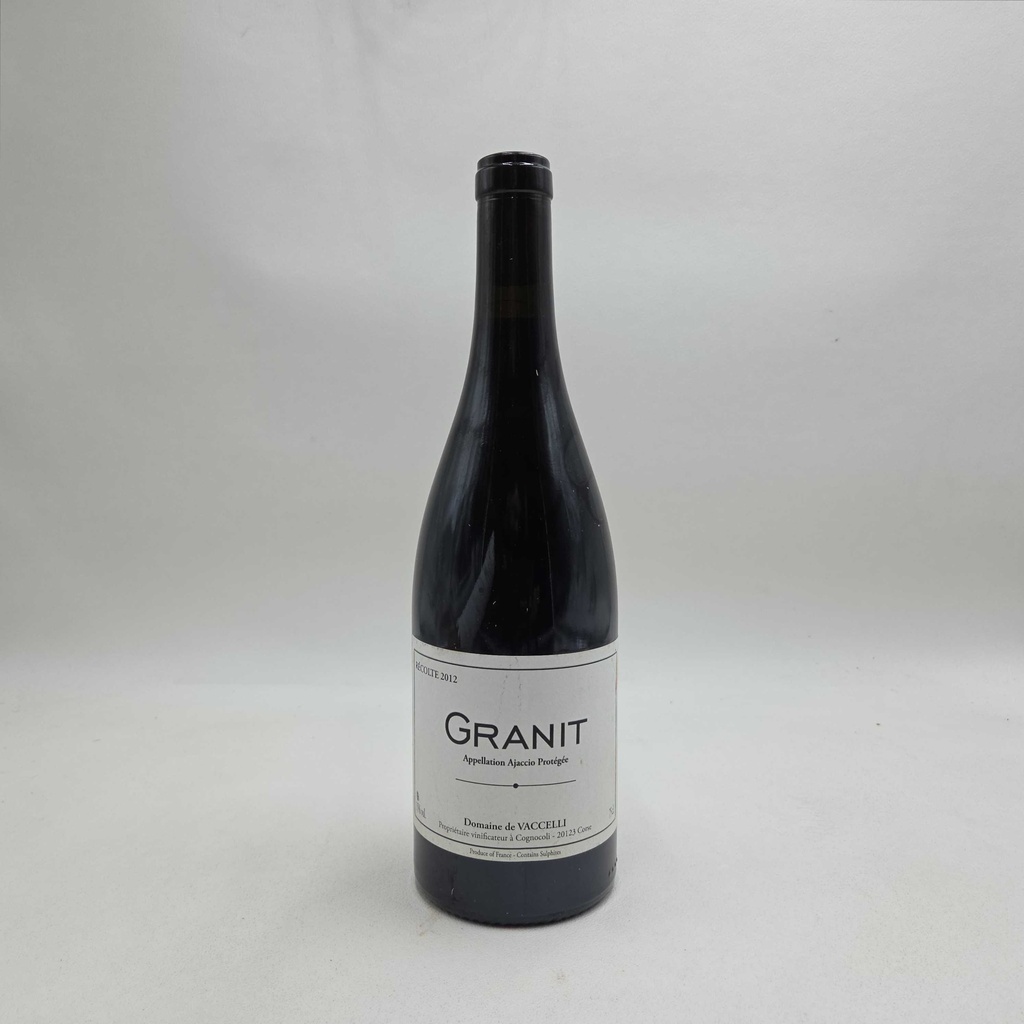 Granit 174 Domaine Vaccelli 2012