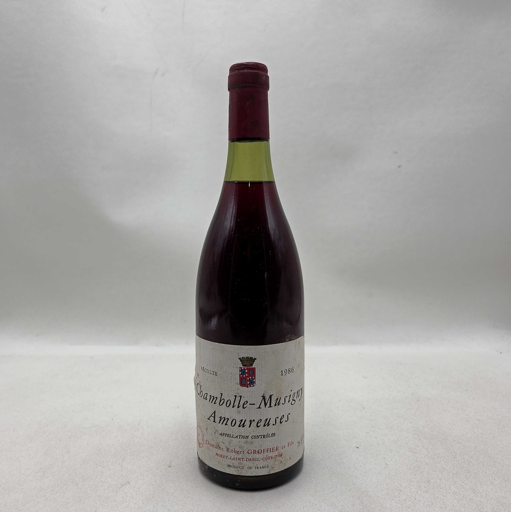 Les Amoureuses Domaine Robert Groffier 1986