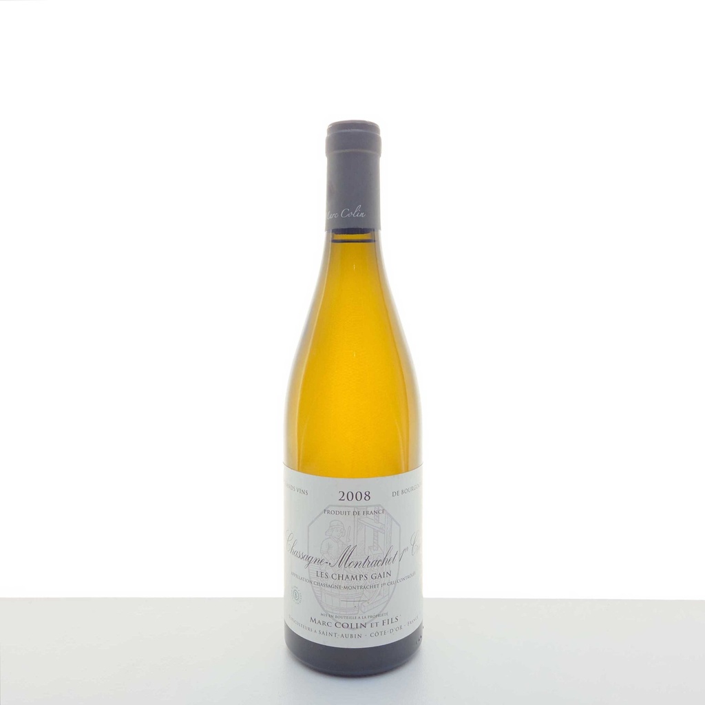 Chassagne Montrachet 1er Cru Champs Gains Blanc Domaine Marc Colin & Fils 2008