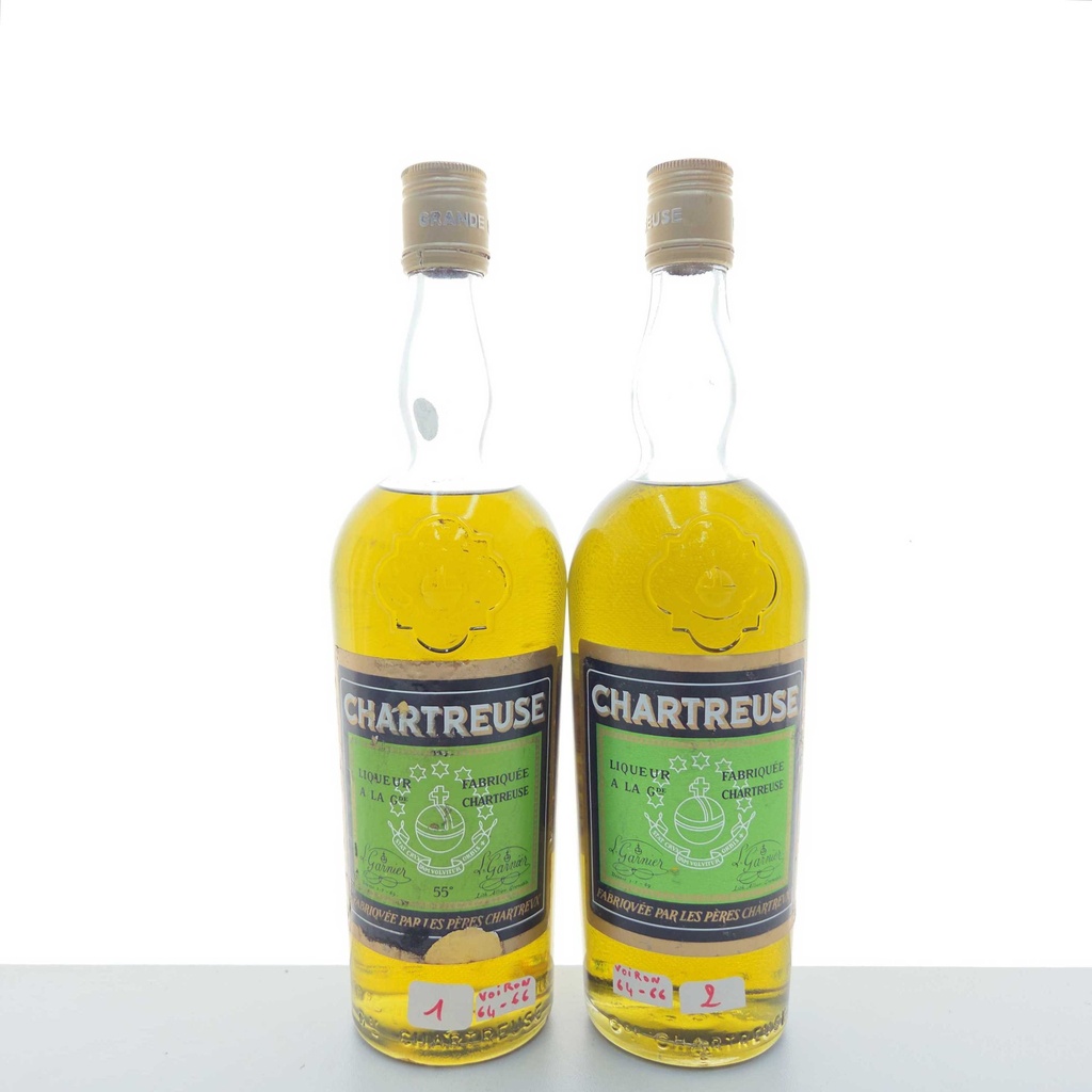Chartreuse Voiron Verte Distillerie des Pères Chartreux 1964 - 1966