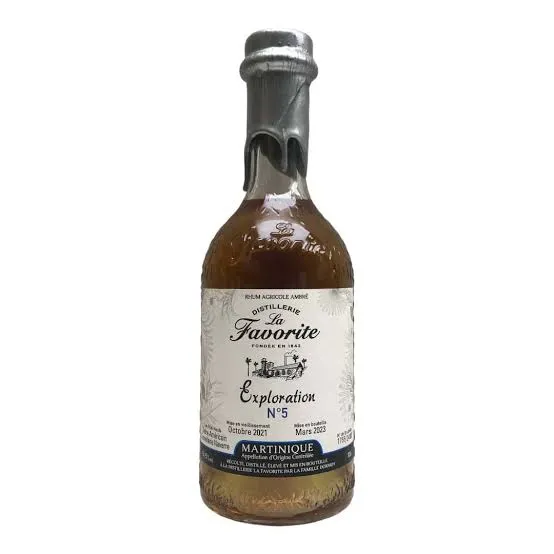 La favorite, Rhum Ambré, Cuvée Exploration n°5  - 51,5% (70cl)