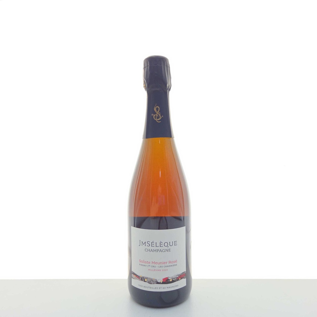 'Soliste Meunier' Les Charmiers Extra Brut Rosé J-M Seleque 2020