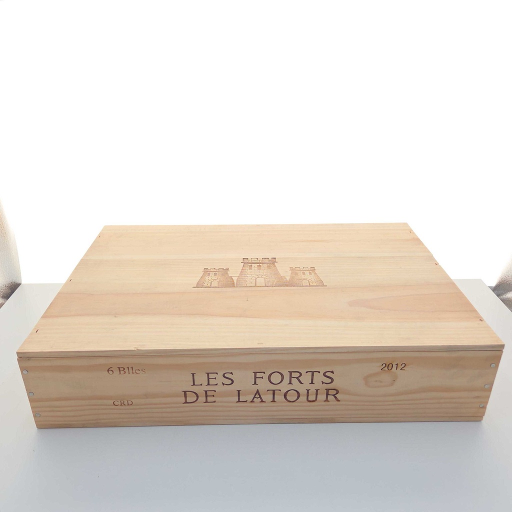 Forts de Latour Caisse Bois 6 x 75cl 2012 450cl