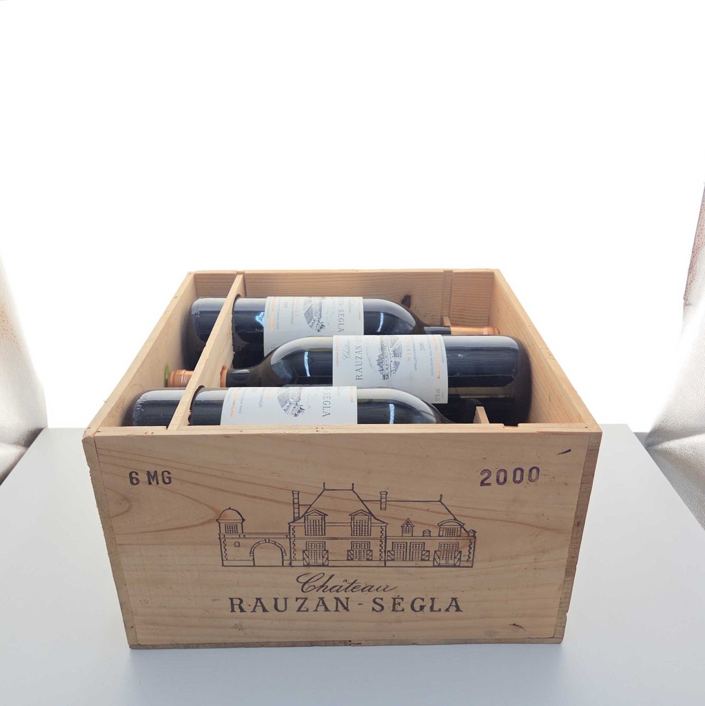 Château Rausan-Segla Caisse Bois 6 x 150cl 2000 900cl