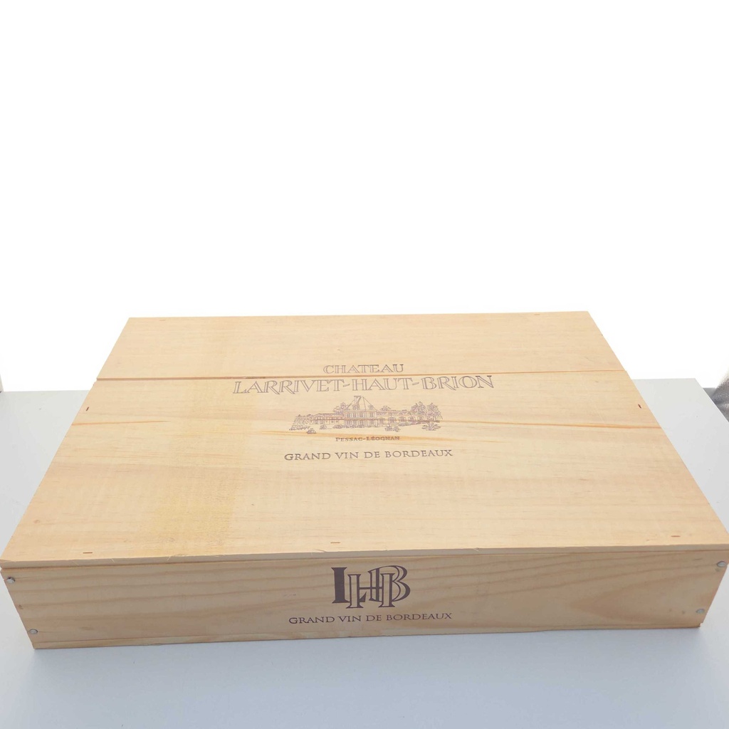 Château Larrivet-Haut-Brion Caisse Bois 6 x 75cl 2012 450cl