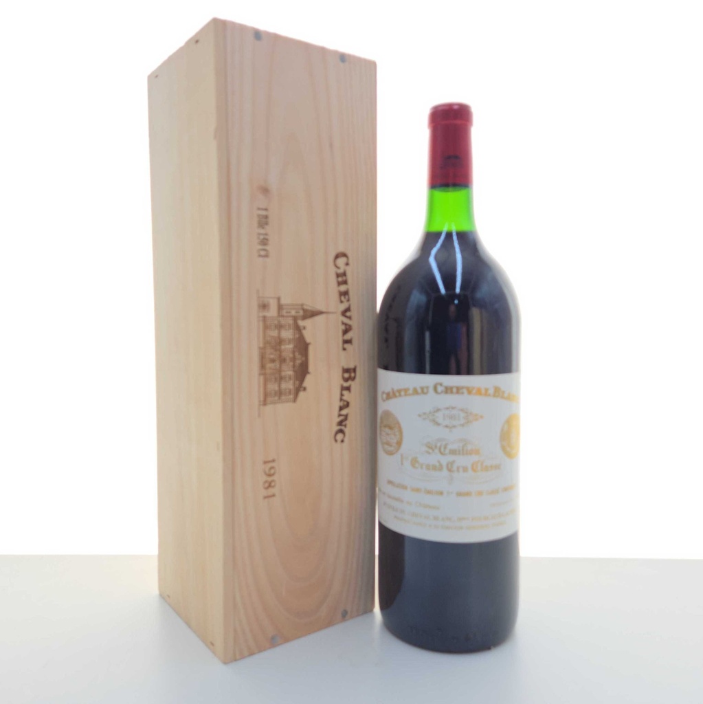 Château Cheval Blanc Réhabillé au Chateau Caisse Bois 1 x 150cl 1981 150cl