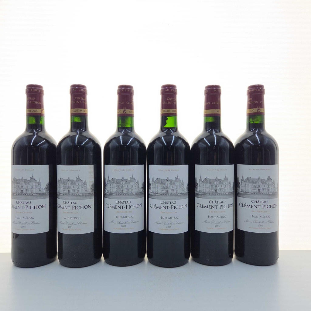 Château Clement Pichon Caisse Bois 6 x 75cl 2005 450cl
