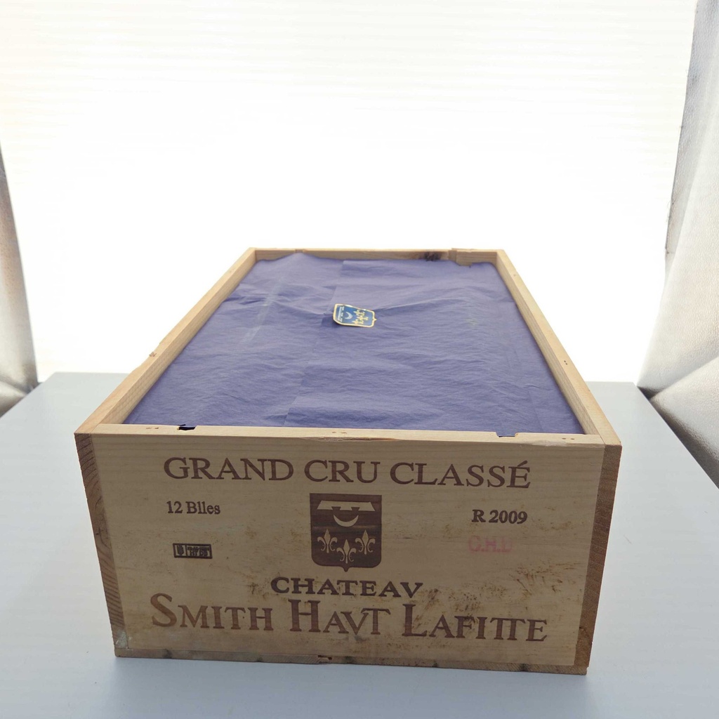 Château Smith Haut Lafitte Rouge Caisse Bois 12 x 75cl 2009 900cl