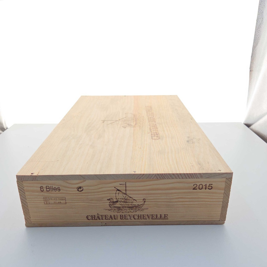 Château Beychevelle Caisse Bois 6 x 75cl 2015 450cl